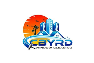 design modern cleaning, pressure washing and power washing logo