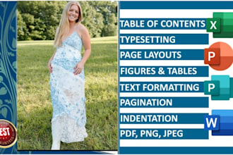 edit, design, and format word document, thesis, report, article, proposals