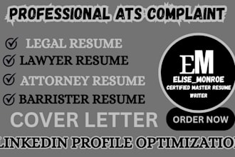 build a professional legal resume lawyer attorney paralegal and barrister resume