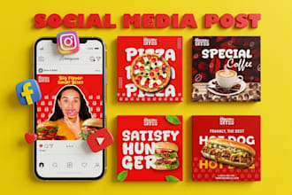 create modern and engaging social media post design