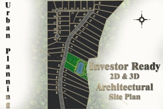 design investor ready 2d and 3d master plans and site layouts