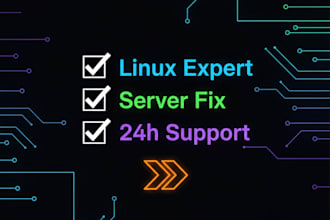 fix linux server issues, aws, nginx, docker and devops tasks