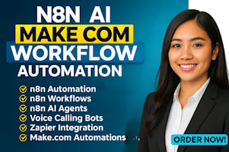 n8n ai voice agent, ai chatbot ai calling bot, n8n social media email automation