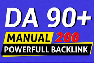 do provide  high quality SEO backlinks link building off page service