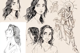 be your digital sketch artist