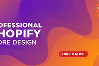 create a professional shopify website or online store