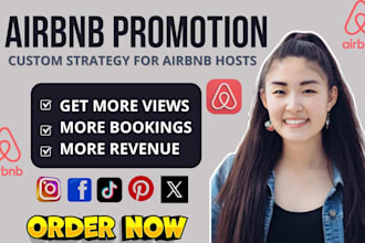promote your airbnb and vrbo listing with SEO facebook ads and guest marketing