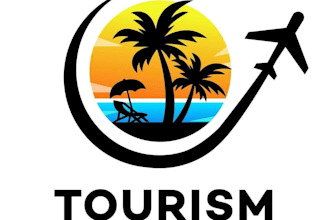 design travel agency, tourism, adventure, mountain logo