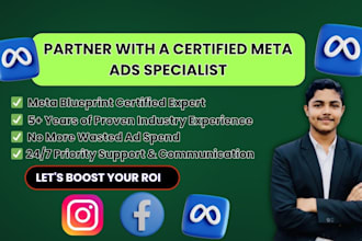 be your certified meta ads specialist for facebook and instagram ads