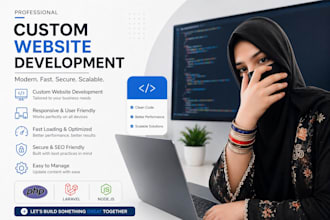 develop backend using PHP laravel and node js