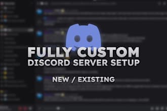 build a professional discord server with powerful setup and automation