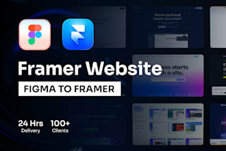 convert figma to framer responsive website that converts