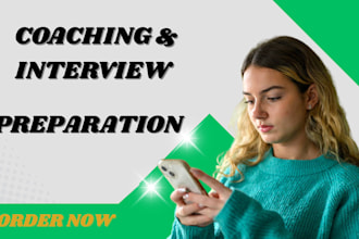 provide real job and school mock interview prep, practise coaching and feedback