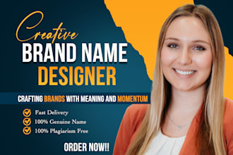 create unique business name, logo and web design for your brand