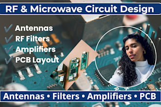 design microwave and rf antennas, amplifiers and filters
