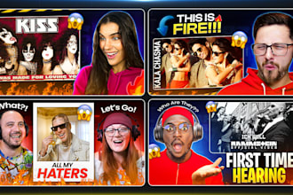 create eye catching reaction thumbnails in 3 hours