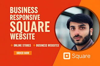 develop professional square website, square online store