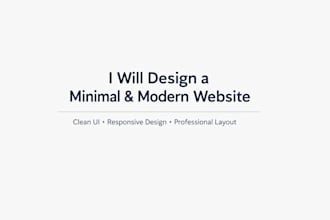 code a modern and responsive website homepage