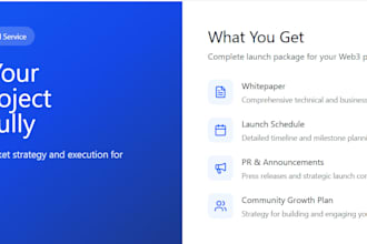 develop an expert GTM strategy for your web3 project launch