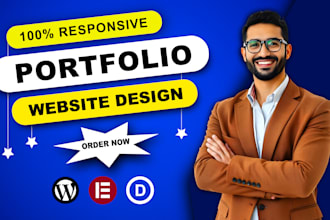 build a creative personal portfolio website using wordpress
