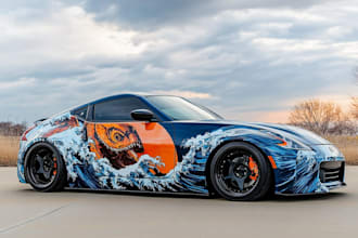 design professional vehicle wrap, car wrap, van wrap design