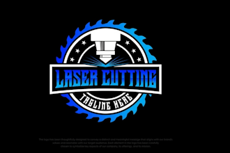 create wonderful and excellent laser logo design