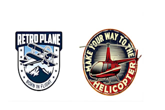 do modern aviation logo design