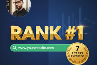 rank on google page 1 with 7 years SEO expertise