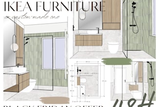 design your bathroom with ikea furniture or custom made one in 48h