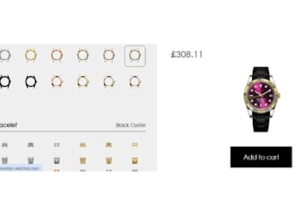 customize and watch configure  on shopify kickflip and zakeke
