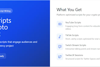 write scripts for your crypto content video