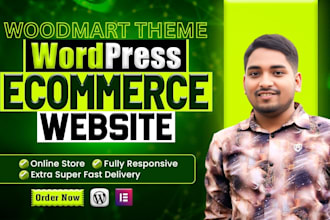 design redesign woodmart theme ecommerce website or webshop for you