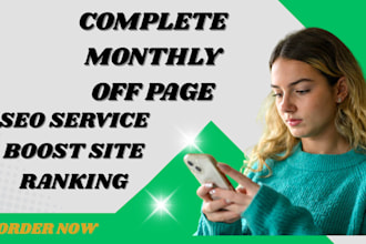 build monthly SEO backlinks with high authority link building service