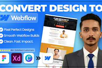 design, redesign a webflow website, figma to webflow