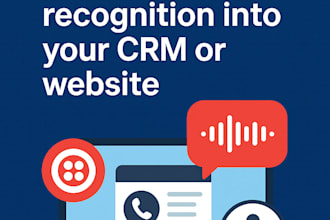 integrate twilio voice calls and speech recognition into your CRM or website