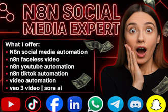 n8n content automation n8n social media automation n8n youtube automation ve0 3