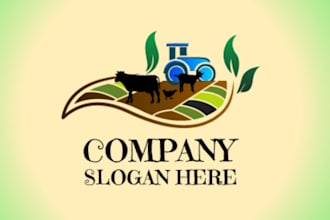 do awesome farm logo design