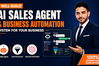 build ai sales agent and business automation system