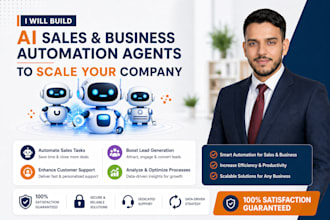 build ai sales agent and business automation system