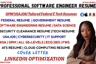 write faang software engineer resume IT engineer CV tech job data analysis