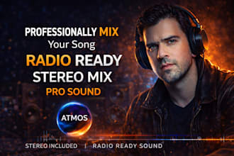 professionally mix your song radio ready stereo mix