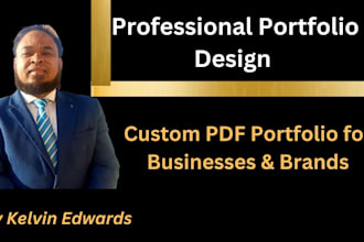 create a custom PDF portfolio for your brand
