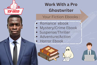 be your young adult fantasy fiction book ghostwriter or ebook ghostwriter