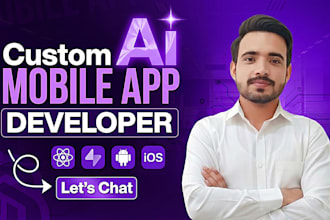 do ai mobile app development for android and ios, ai saas app and chatbot