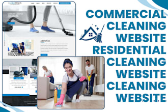 build commercial cleaning website residential cleaning website cleaning website