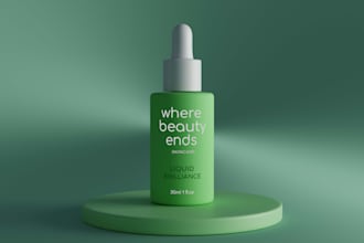 do realistic cosmetic product 3d rendering for branding and advertising