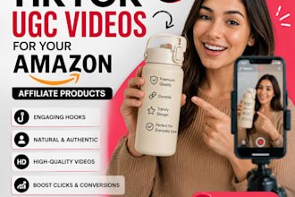 create ai ugc tiktok videos for your amazon affiliate products