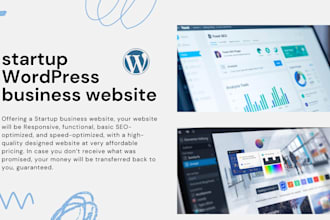 create your startup wordpress business website