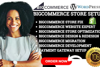 fix customize edit bigcommerce store, bigcommerce website, redesign bigcommerce