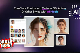 create ai content character out of your photo or picture
